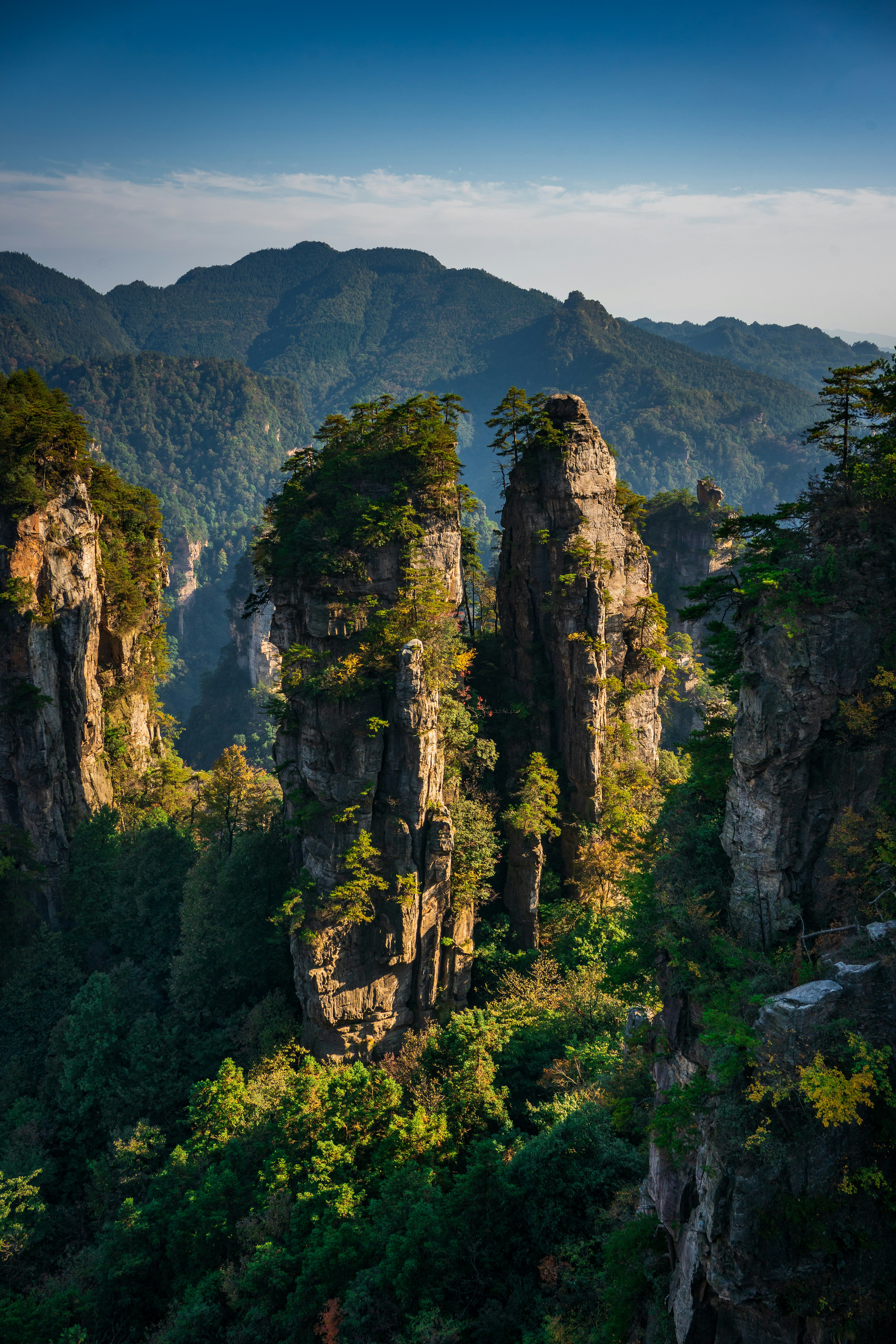 Zhangjiajie stone pillars